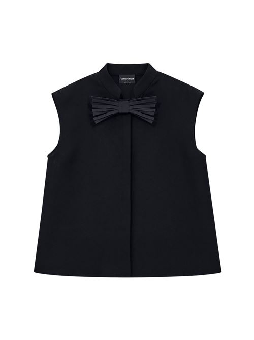 Gilet con fiocco GIORGIO ARMANI | GW004031TE16469UC001